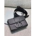 Dion Mini Montaigne Box Bag with Ultramatte Grained Calfskin(17.5CM)