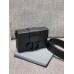 Dion Mini Montaigne Box Bag with Ultramatte Grained Calfskin(17.5CM)