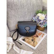 Medium Dion Black Bobby Bag(22CM)