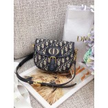 Mini Dion Blue Oblique Bobby Bag(18CM)