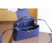 LU BLUE CAPUCINES BB BAG with Python trim(27CM)
