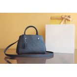 LU MONTAIGNE BB BAG with Monogram Empreinte Black Leather(29CM)