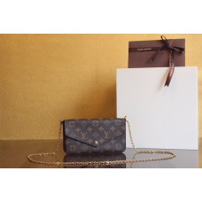 LU FÉLICIE POCHETTE with Monogram Canvas(22CM)