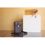 LU VERTICAL TRUNK POCHETTE with Monogram Canvas(11CM)