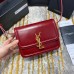 YSI SOLFERINO SMALL SATCHEL IN BOX SAINT LAURENT LEATHER(19CM)